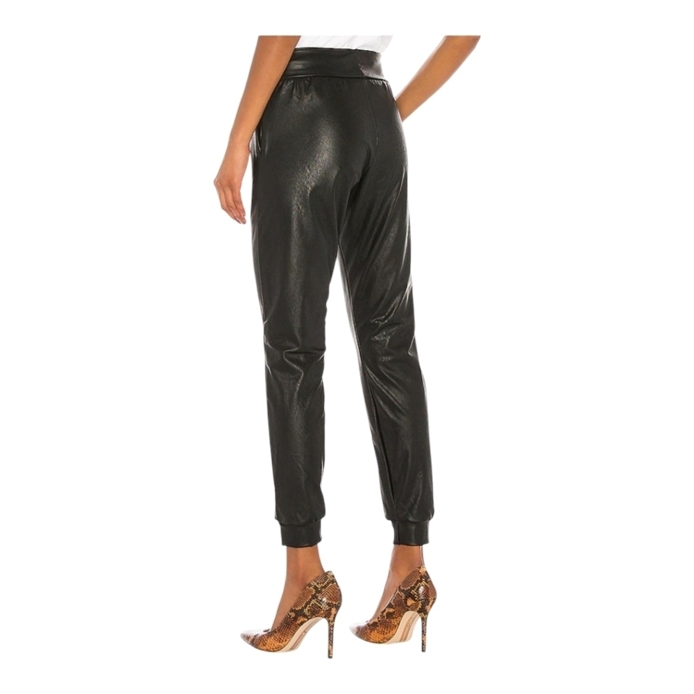 Commando Faux Leather Jogger - SLG45 Black Size Large - Picture 3 of 9